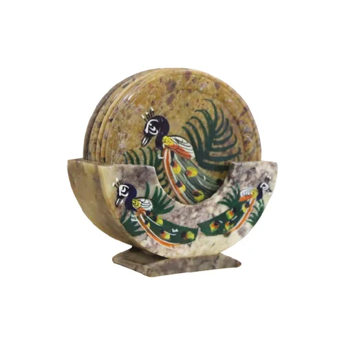 INDIAN PEACOCK COASTERS
