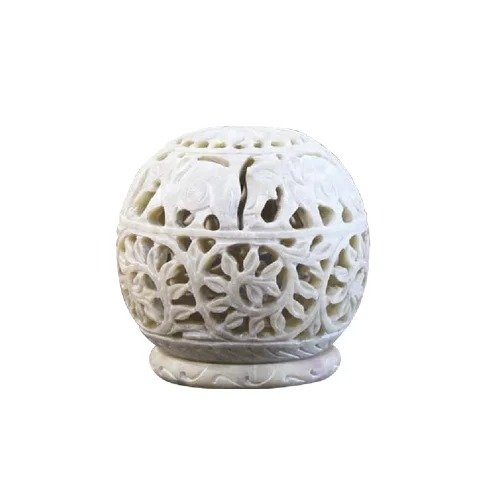 ELEPHANT CARVING T LIGHT HOLDER