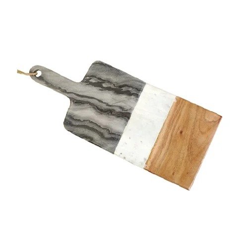 MARBLE & WOOD CHEESE BOARD